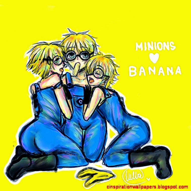 Minions They Love Bananas