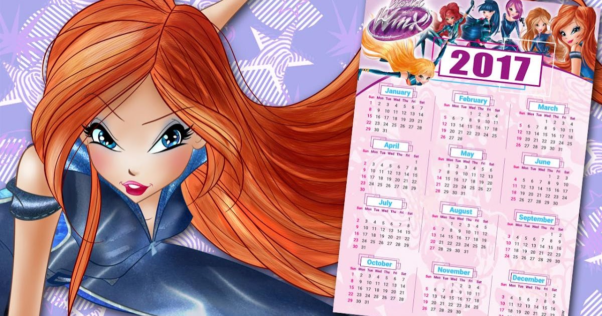 World of Winx Calendar 2017! Winx Club All