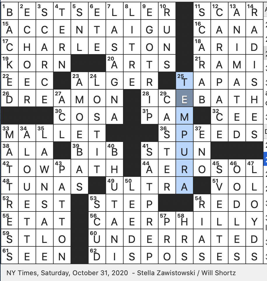 Rex Parker Does the NYT Crossword Puzzle: Cheese from Wales not  southeastern Pennsylvania / SAT 10-31-20 / Disney villain based on King  Claudius / Battle of the Hedgerows locale / Titular children's