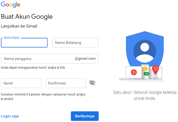 Cara Membuat Akun Gmail Terbaru