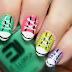 Manicura de zapatillas/ Converse nail art