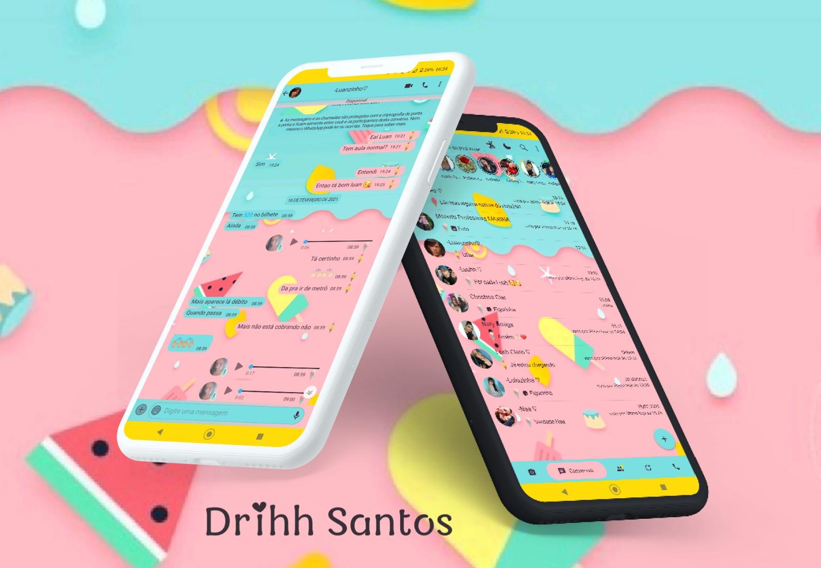 Delicias Cake Theme For YOWhatsApp & Fouad WhatsApp By Driih