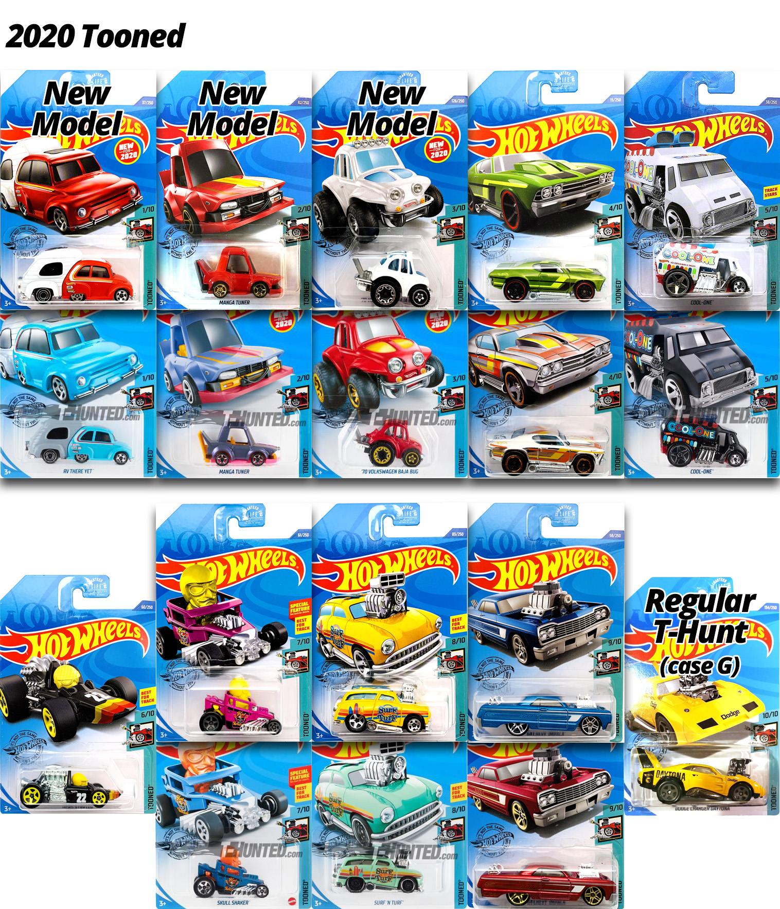 THunted! All 2020 Hot Wheels basic cars / Todos os Hot Wheels básicos