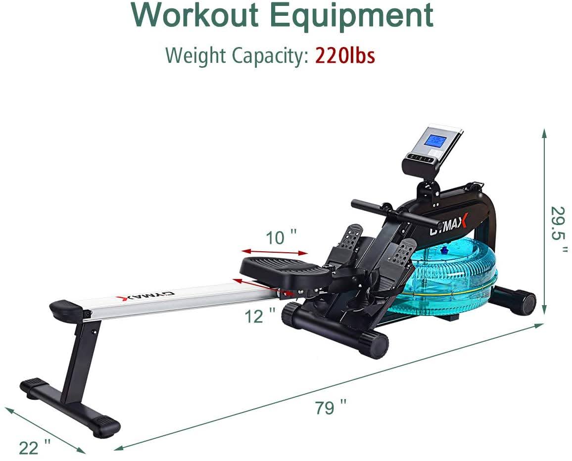 Gymax water rowing machine reviews Clearance