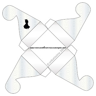 Wedding Silhouettes: Free Printable Boxes.