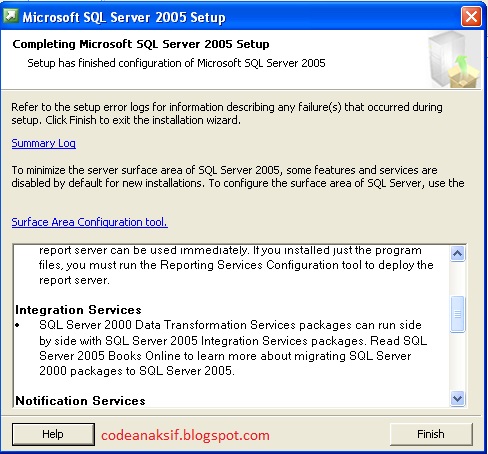 Tutorial Cara Install SQL Server 2005 Express Edition 64/32bit di ...