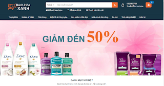 Bach Hoa Xanh Ecommerce Blogger Template Premium Free download