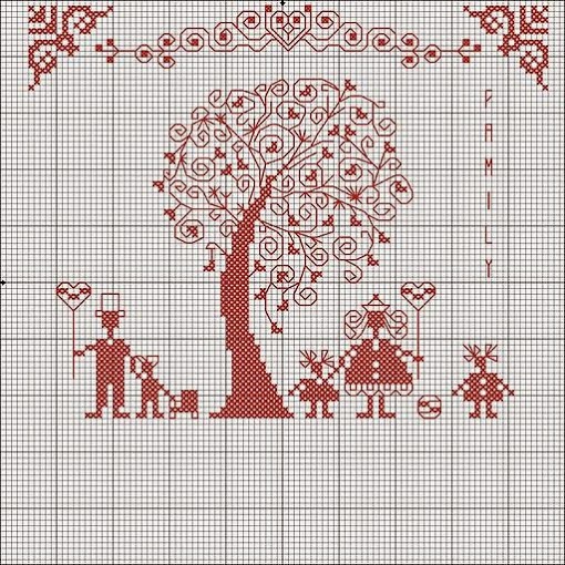 Hobby lavori femminili ricamo maglia Schemi Monocolore jpg (510x510)