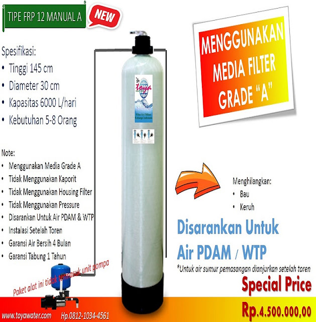 Filter Air PDAM Rumah Tangga Harga Ekonomis Dr. Toya Water Purifier