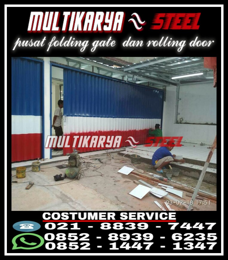 Daftar Harga Pintu Folding Gate Murah Per meter Termurah Terjangkau