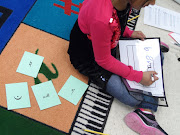 . students practiced writing various music symbols found in written music.