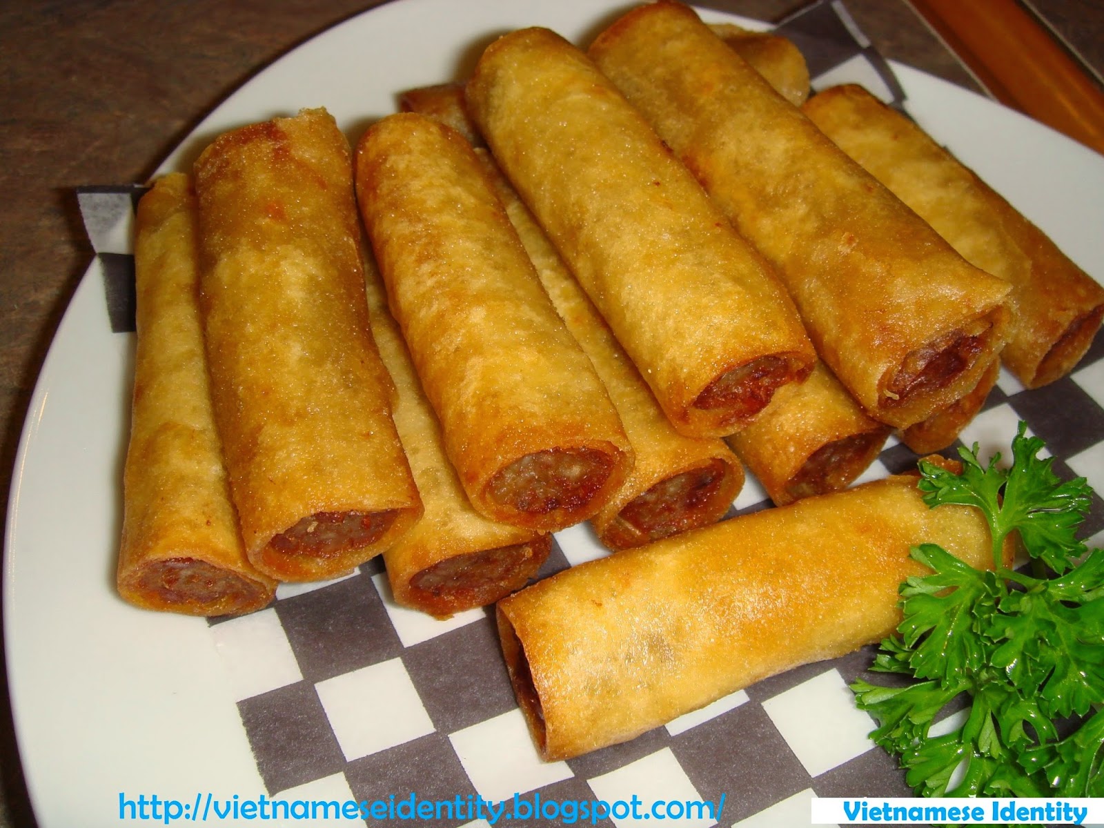 Vietnamese Identity Vietnamese fried spring rolls