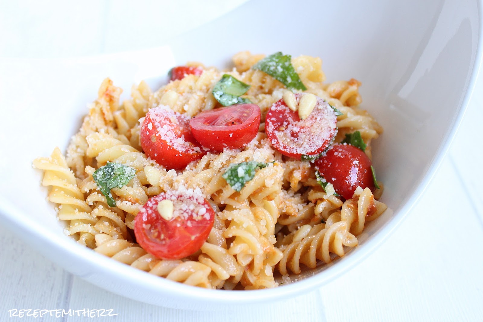 Rezepte mit Herz Pasta Pesto Rosso a la Vapiano