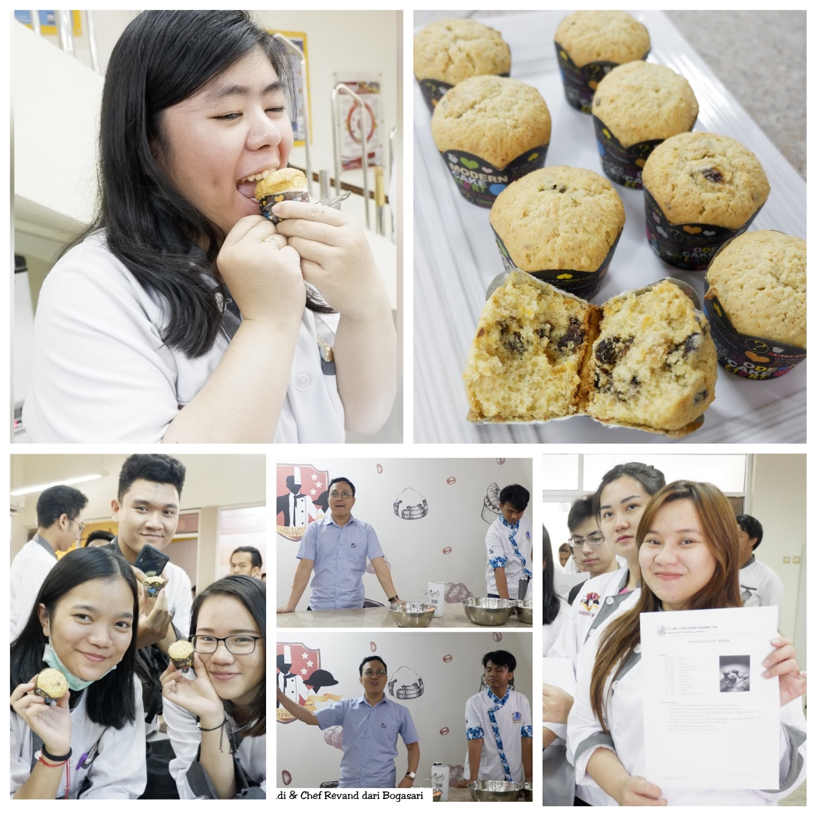 Berbagi Ilmu Bakery Pastry Bersama Chef Hadi Chef Rivand Dari Bogasari Tristar Institute