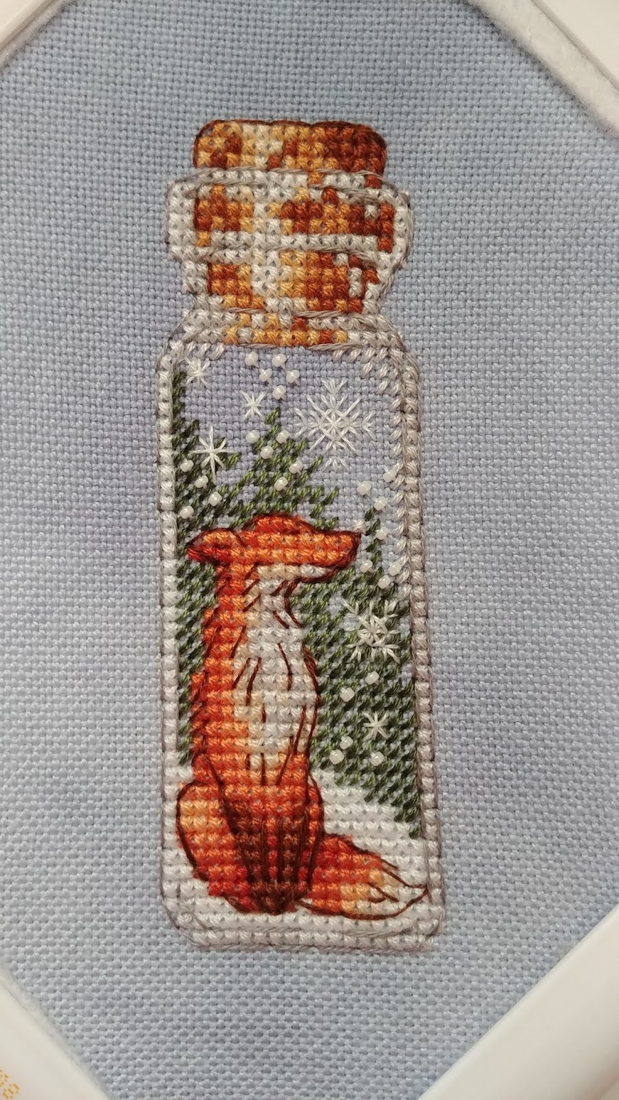 What to Do When Your Fabric is Too Small for Your Q-Snaps -- Cross Stitch  Tip 