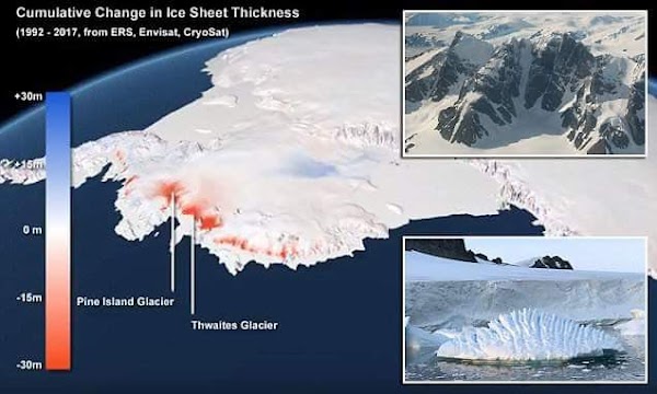 El Calentamiento Global Está Causando Que El Hielo Antártico Se Derrita Tres Veces Más Rápido. El Calentamiento Global Está Causando Que El Hielo Antártico Se Derrita Tres Veces Más Rápido.