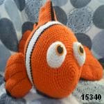 patron gratis pez Nemo amigurumi, free pattern amigurumi Nemo fish 