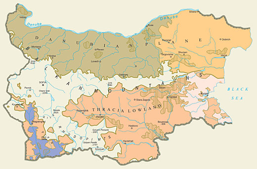 Wine regions of the world 6 Bulgaria.