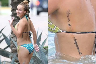 Hayden Panettiere Tattoos