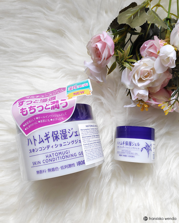 Hatomugi Skin Conditioning Gel Review fransiska wenda
