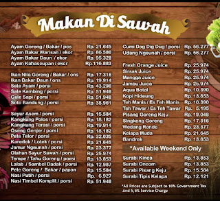 Menu makanan Sapu Lidi