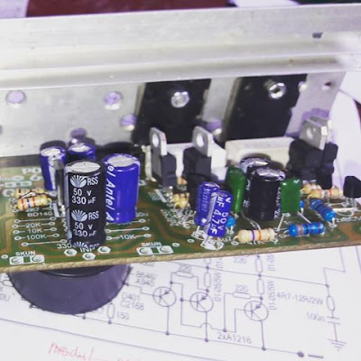 DIY 600W power amplifier circuit 