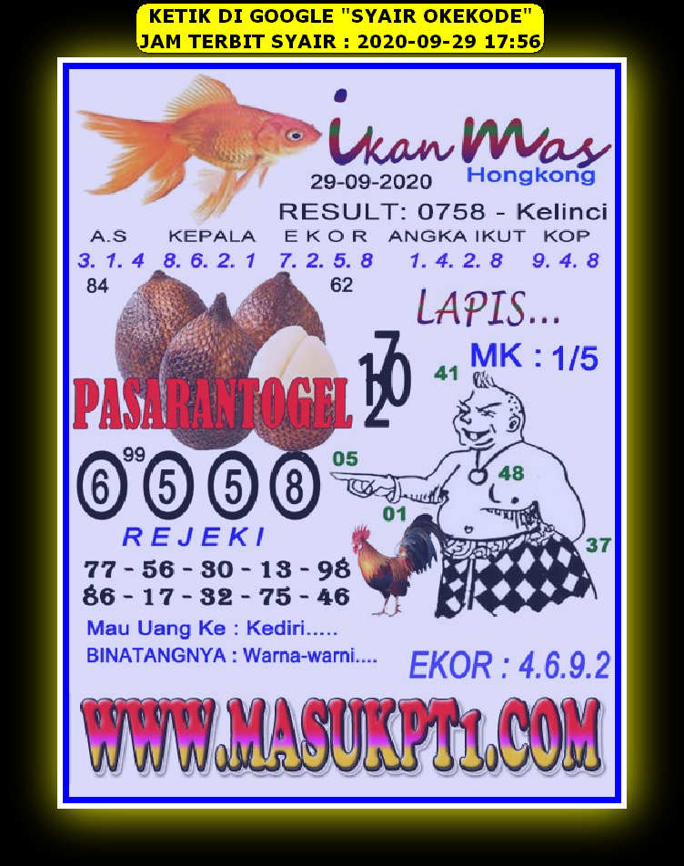 1 New Message Kode Syair Hongkong 29 September 2020 Forum Syair Togel Hongkong Singapura Sydney