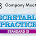 Secretarial Practice Class 11- Chapter -8  Company Meeting 2