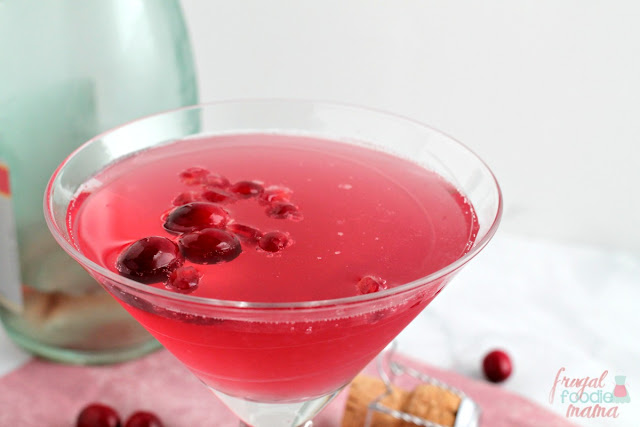 A classic cocktail gets a romantic and bubbly makeover in this Pomegranate Champagne Cosmopolitan.