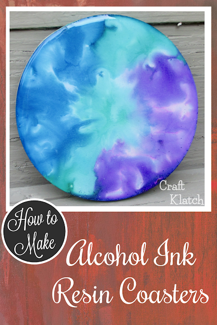 Online Course: Resin and Alcohol Ink Art Basics: Make coasters and