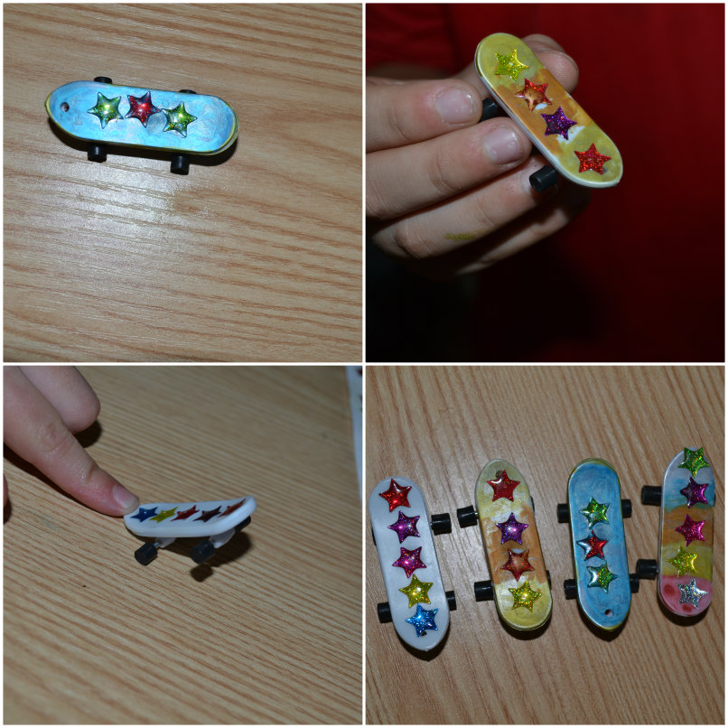 Finger skateboards from Yellowmoon {Review} Ups & Downs, Smiles & Frowns