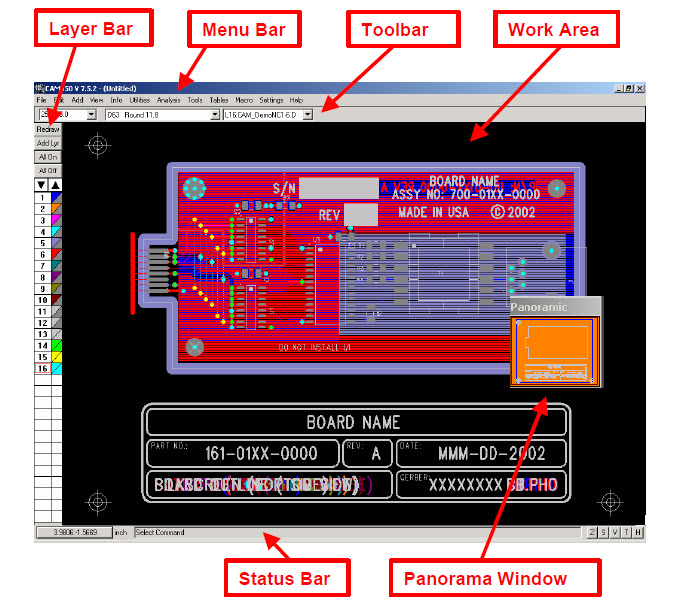 CAM350 for PCB Designers: CAM350 User Interface