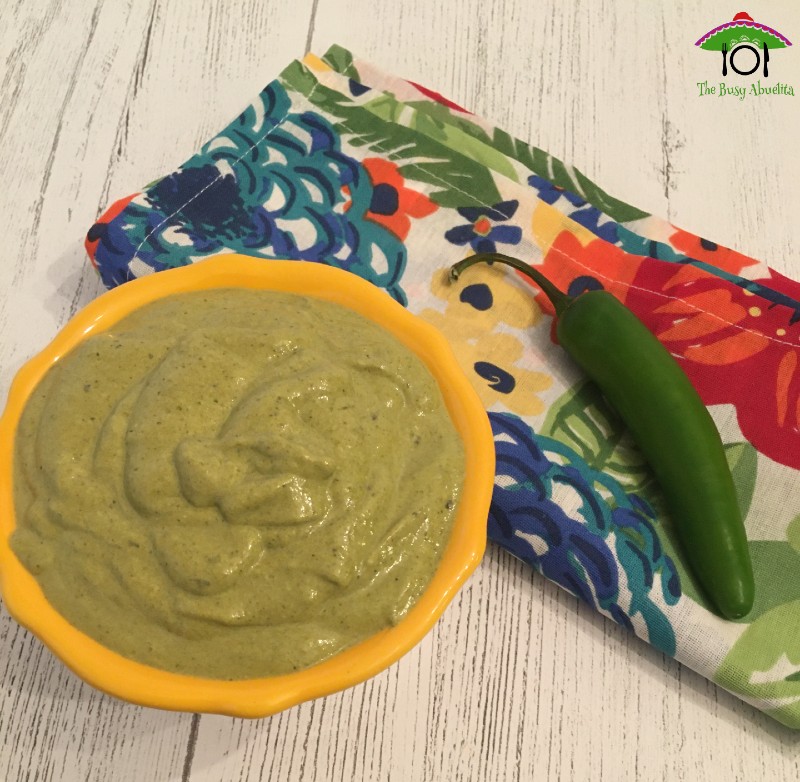 Spicy Poblano Cream Sauce