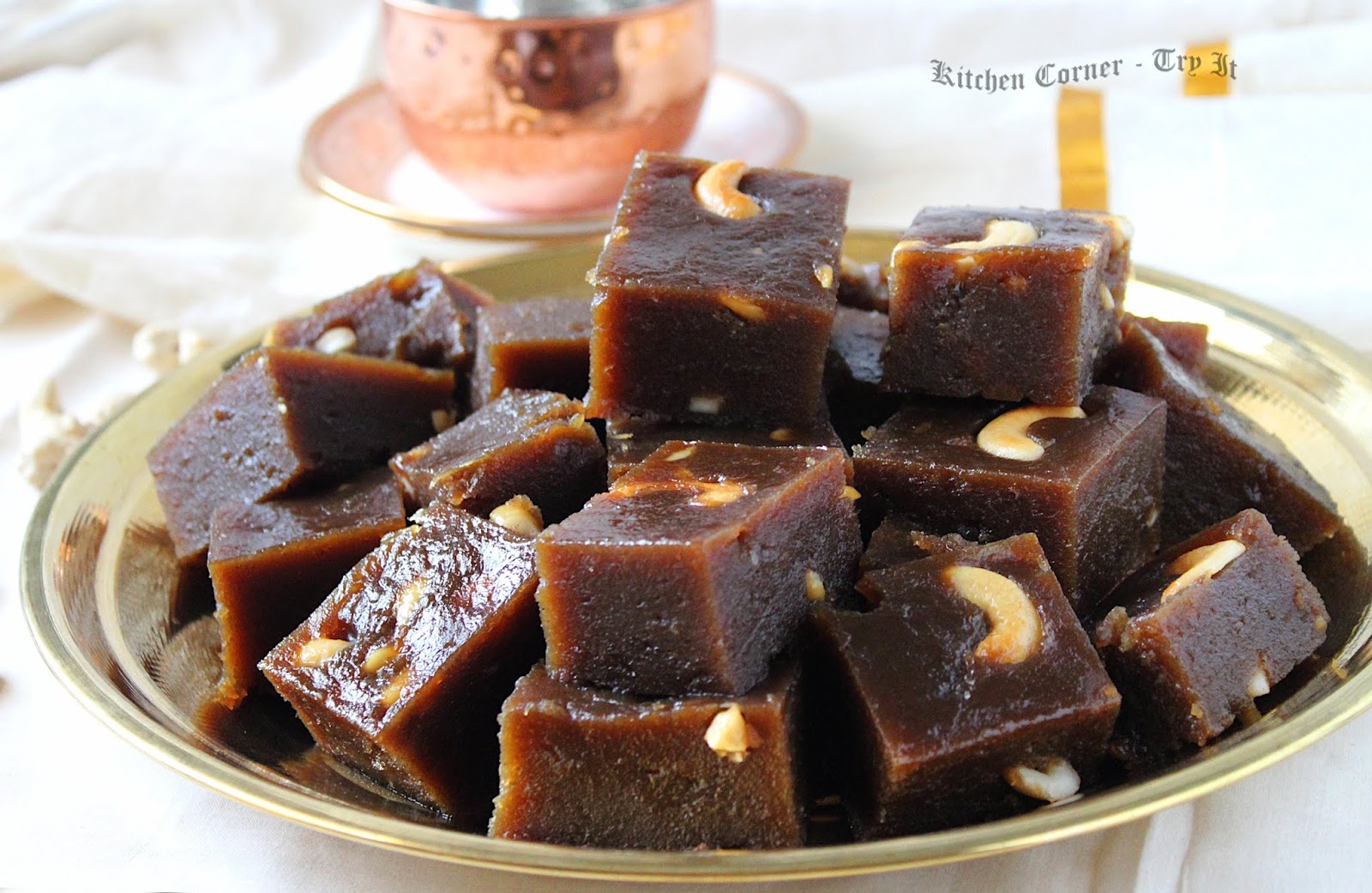 Kerala Black Halwa/ Karutha Halwa/ Rice Flour Halwa