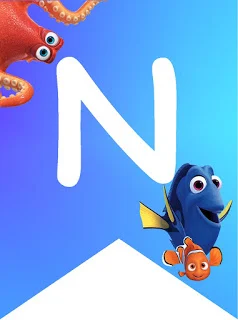 Banderines de Dory y Nemo.