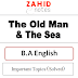 BA English Important Topics of The Old man and the sea