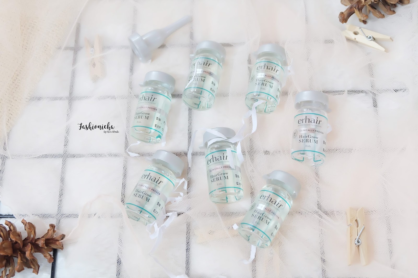 Review Erhair Grow Shampoo dan Hair Grow Serum by ERHA Dermatology F