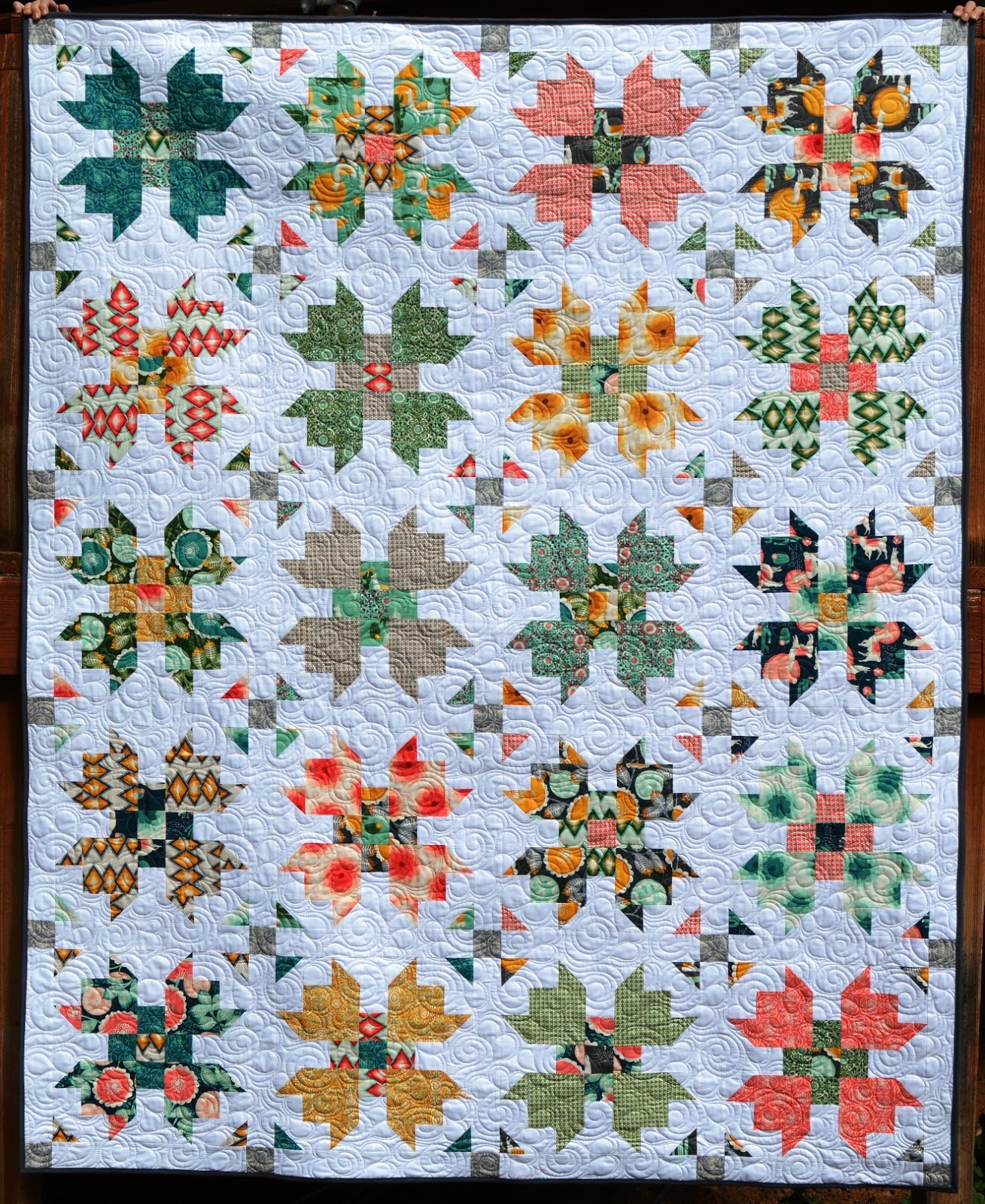 Happy Quilting: Florabelle Bloom - A New Finish and Quilt Tutorial