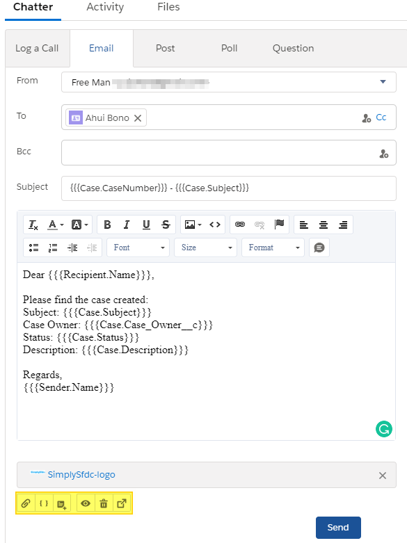 SimplySfdc.com: Salesforce: Lightning Email Template