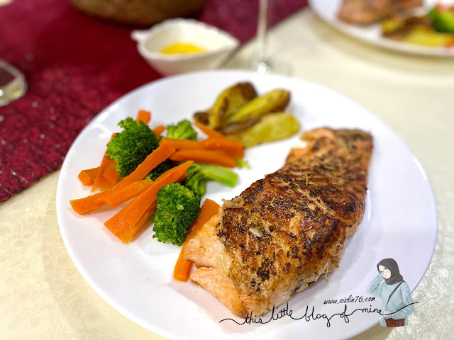 RESEPI MUDAH SALMON GRILL LEMON BUTTER SAUCE