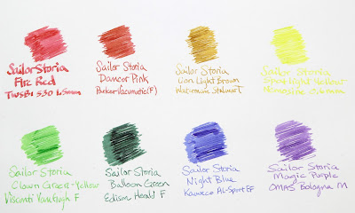 The Story on Sailor Storia Pigmented Inks (Review)