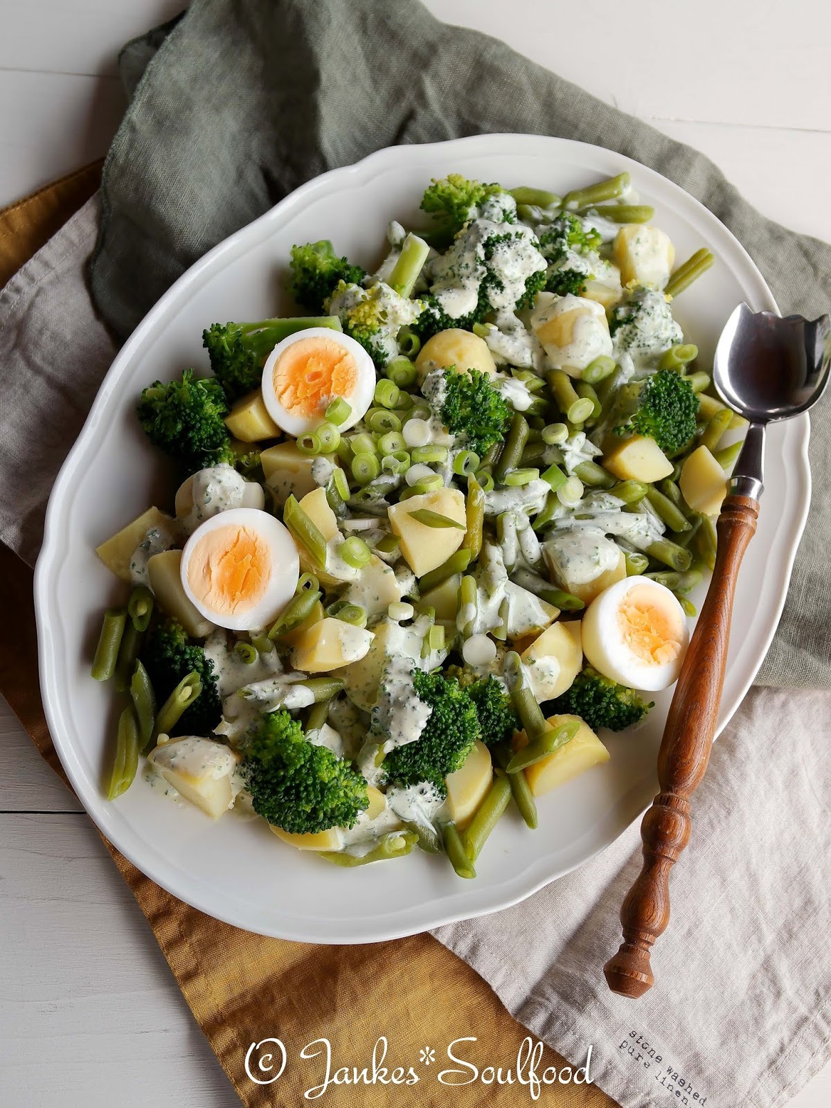 Jankes Seelenschmaus: Green Goddess - Kartoffelsalat mit grünem ...