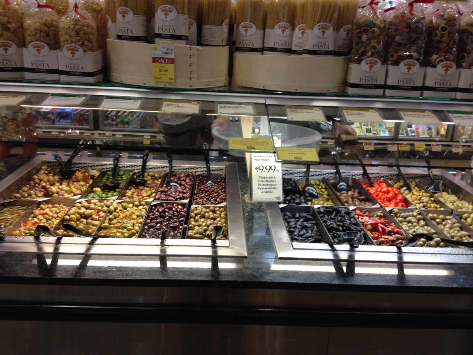 MARIETTE'S BACK TO BASICS {Olive Bar at Whole Foods Market}