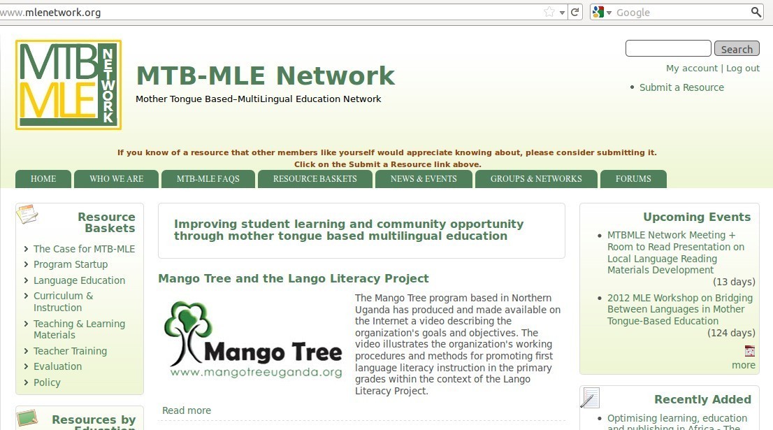 [MLE] New MTB-MLE International network website