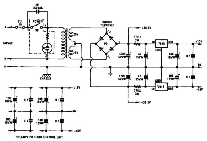 Baby Alarm Audio Amplifier Circuit Diagram