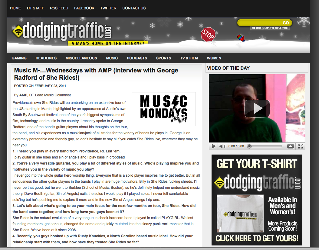 February 2011 Rusty Knuckles Motors and Music for True Grit Characters Rock N' Roll