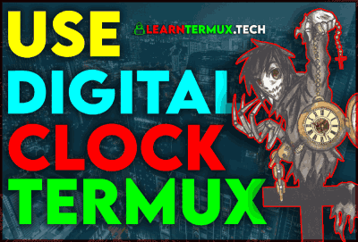How To Use Digit Clock in Termux