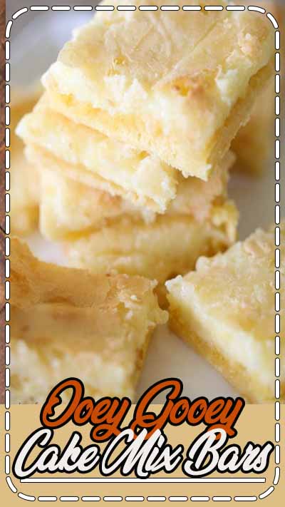 These bars are melt in your mouth delicious and super easy to make!