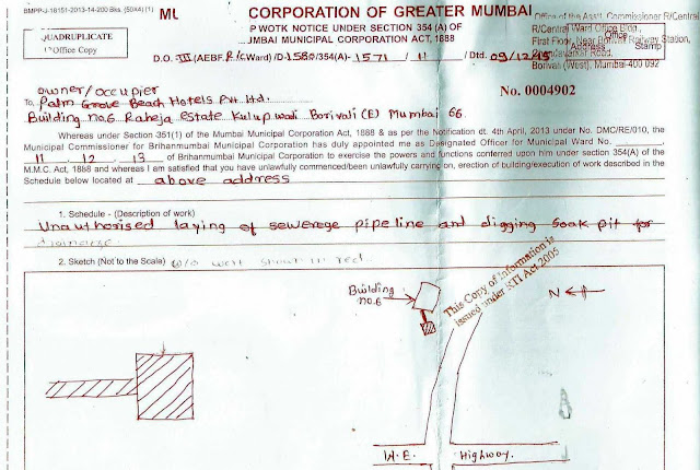 K Raheja's Horizon Green Building in Deep Trouble due to Unauthorized Soak Pit 2