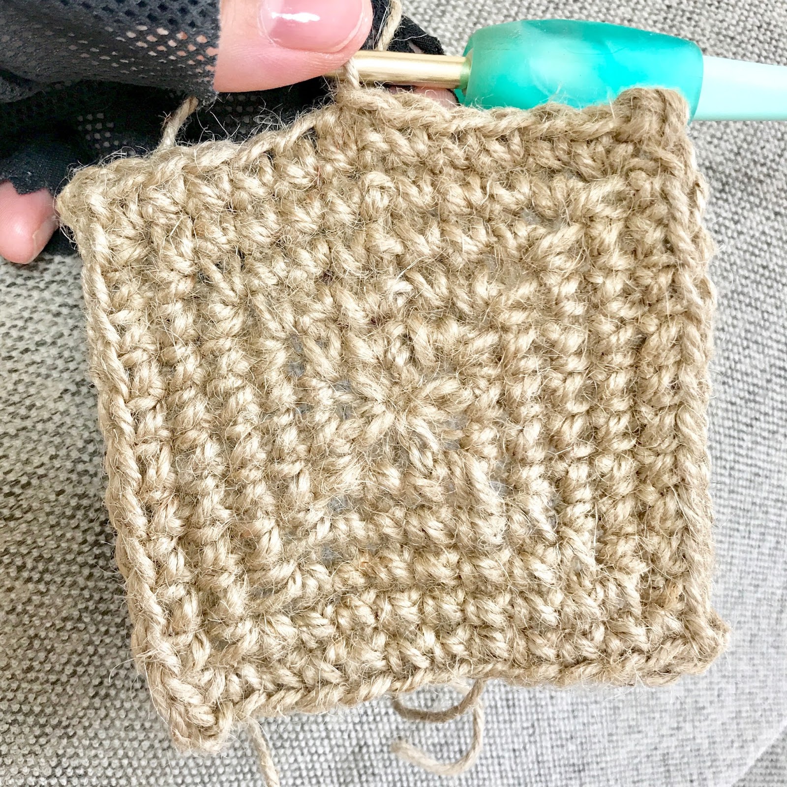 かぎ針編みで編む四角形 正方形 の編み方 編み図 きゃろりずむ